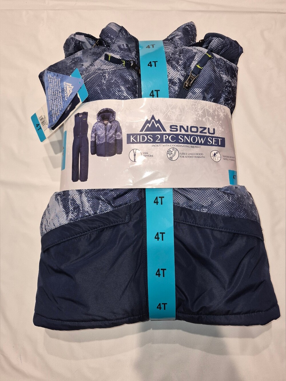 SNOZU 2 Piece Snow Set- Size 4T- New In Package